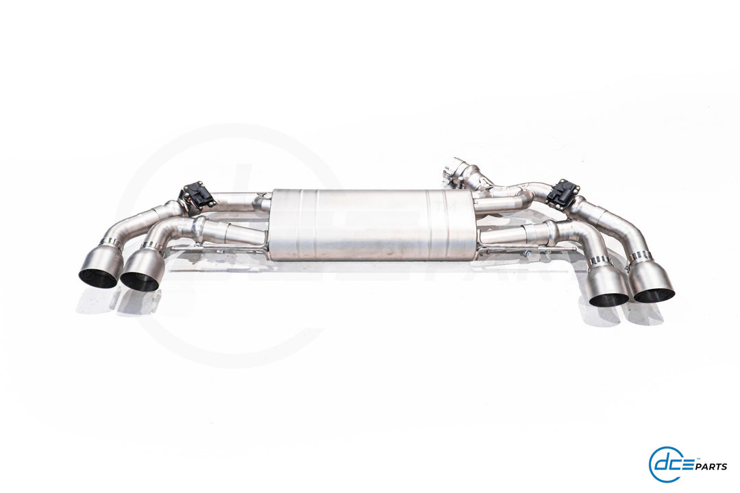 DCE Parts - BMW G05 X5 45e / 50e Axleback Slip On Valvetronic Exhaust Rear Muffler Titanium