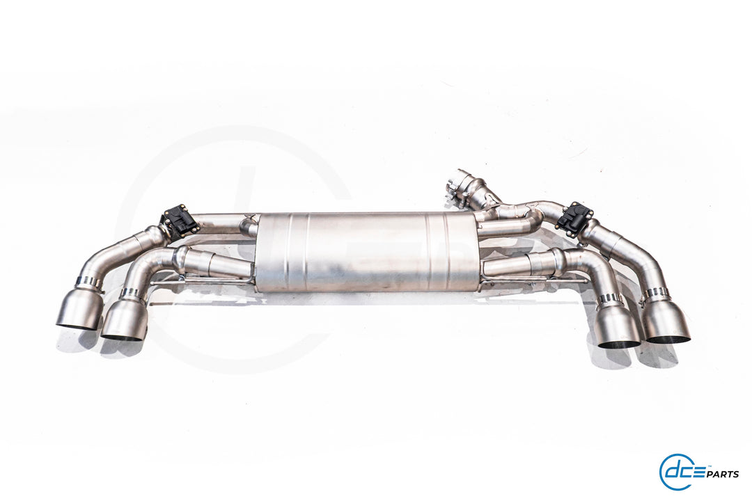 DCE Parts - BMW G05 X5 45e / 50e Axleback Slip On Valvetronic Exhaust Rear Muffler Titanium