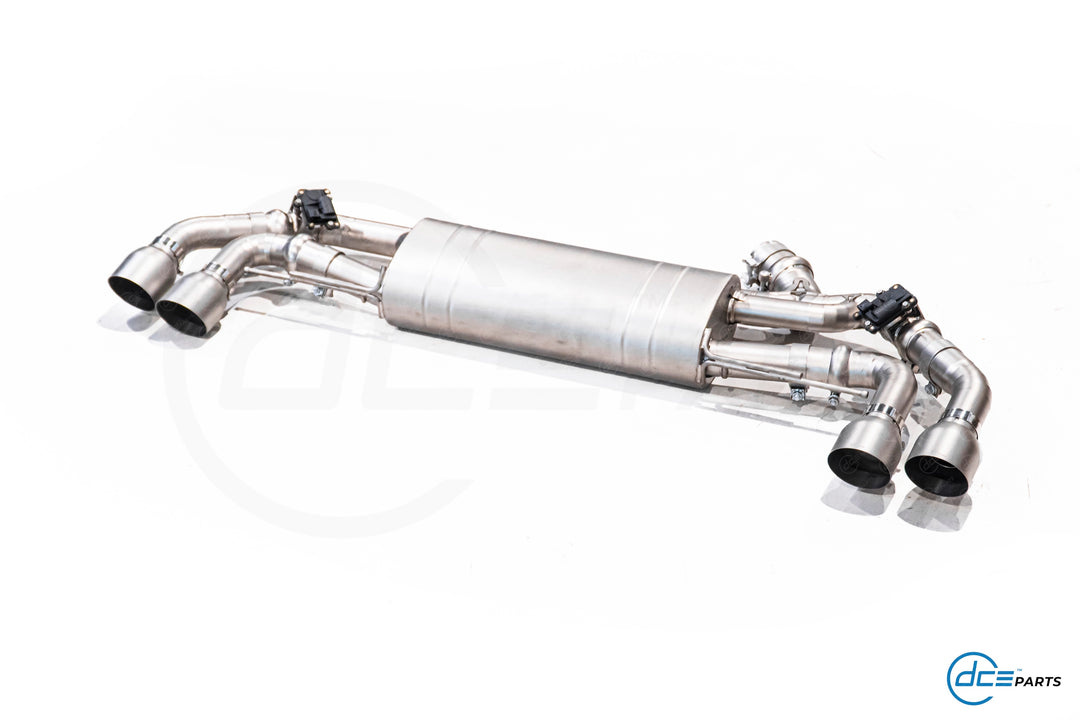 DCE Parts - BMW G05 X5 45e / 50e Axleback Slip On Valvetronic Exhaust Rear Muffler Titanium