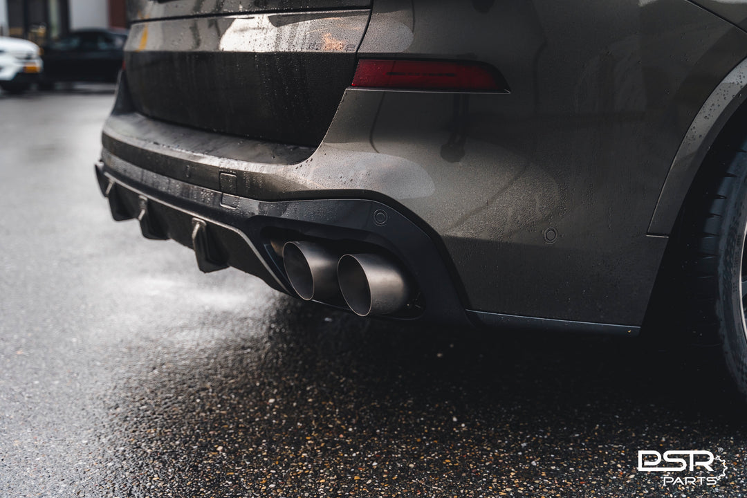 DCE Parts - BMW G05 X5 45e / 50e Axleback Slip On Valvetronic Exhaust Rear Muffler Titanium
