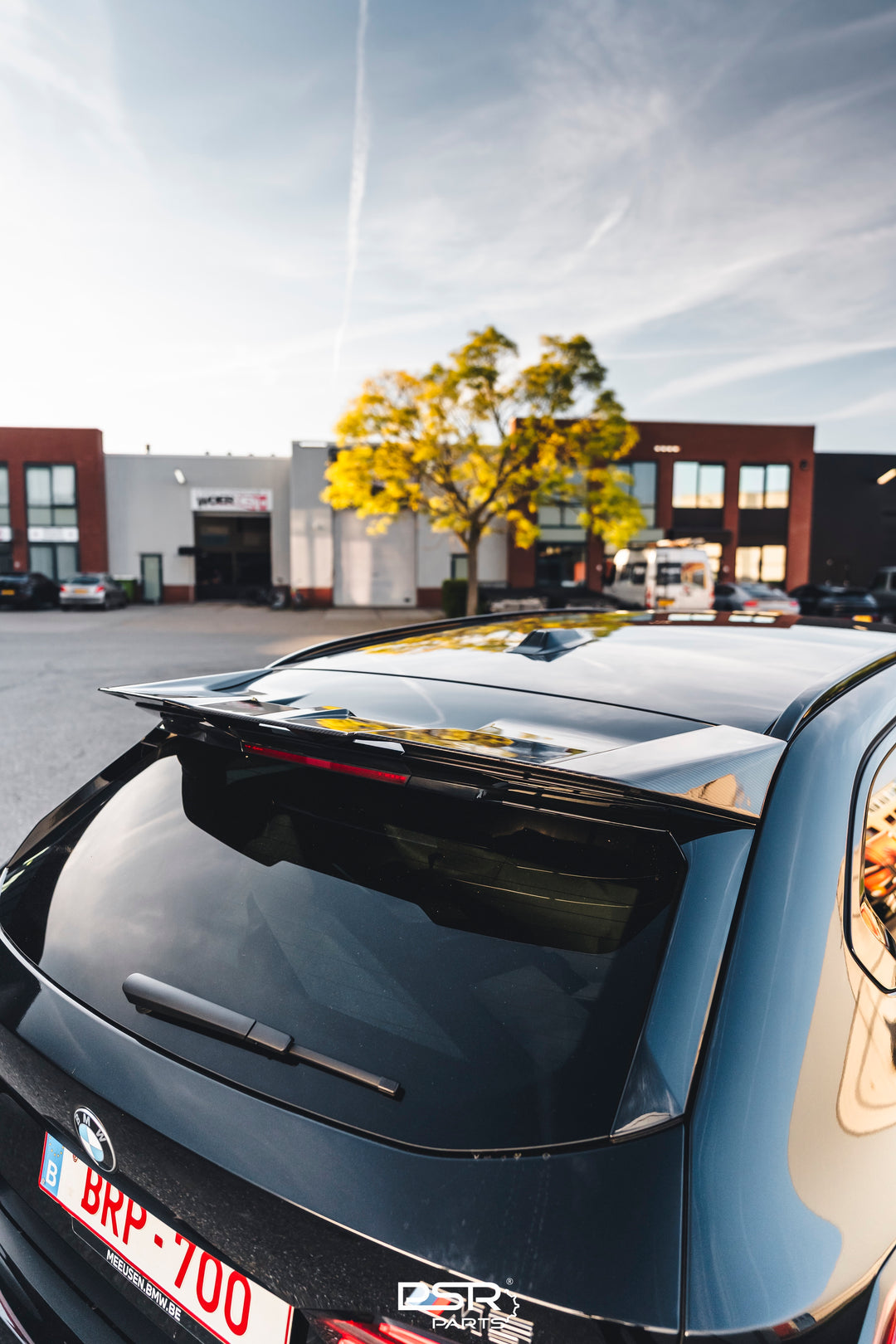 SOOQOO - BMW M5 Touring G99 SQ Style Prepreg Carbon Fiber Roof Spoiler