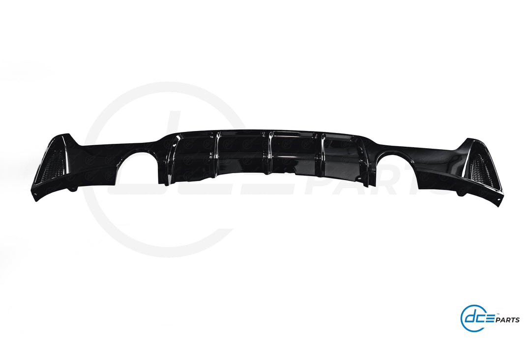 BMW 4 Series F32/F33/F36 Gloss Black MP Style Diffuser M-Sport Bumper