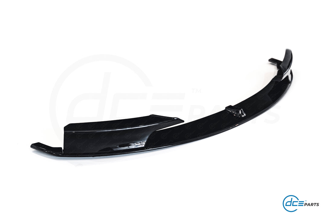 DCE Parts - 3-Piece Splitter and Flaps for M-Sport Front Bumper BMW F30 F31 - Gloss Black