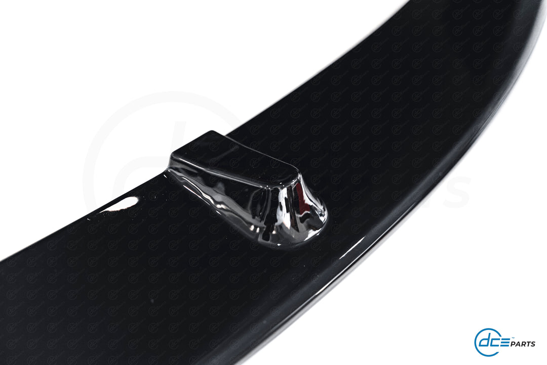 DCE Parts - 3-Piece Splitter and Flaps for M-Sport Front Bumper BMW F30 F31 - Gloss Black