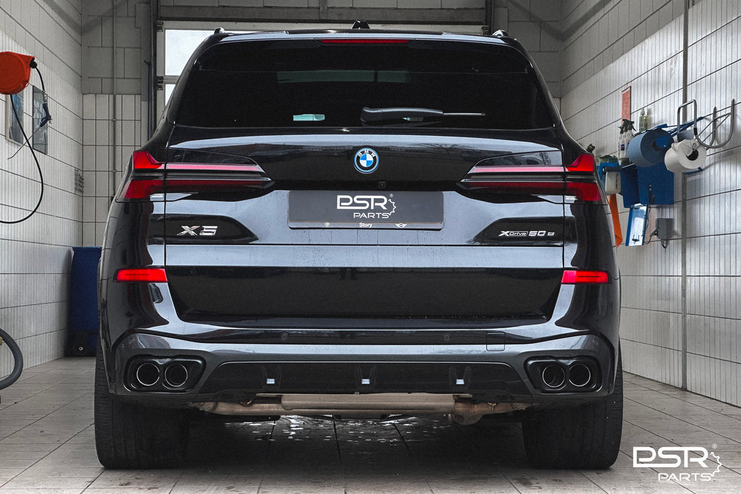 Genuine BMW Black MATTE Performance X5 X6 M60i Exhaust Tips for BMW X5 G05 X6 G06