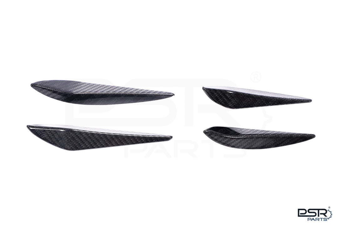 Carbon Fibre Performance Front Bumper Canards for the BMW M3 G80 G81 M4 G82 G83
