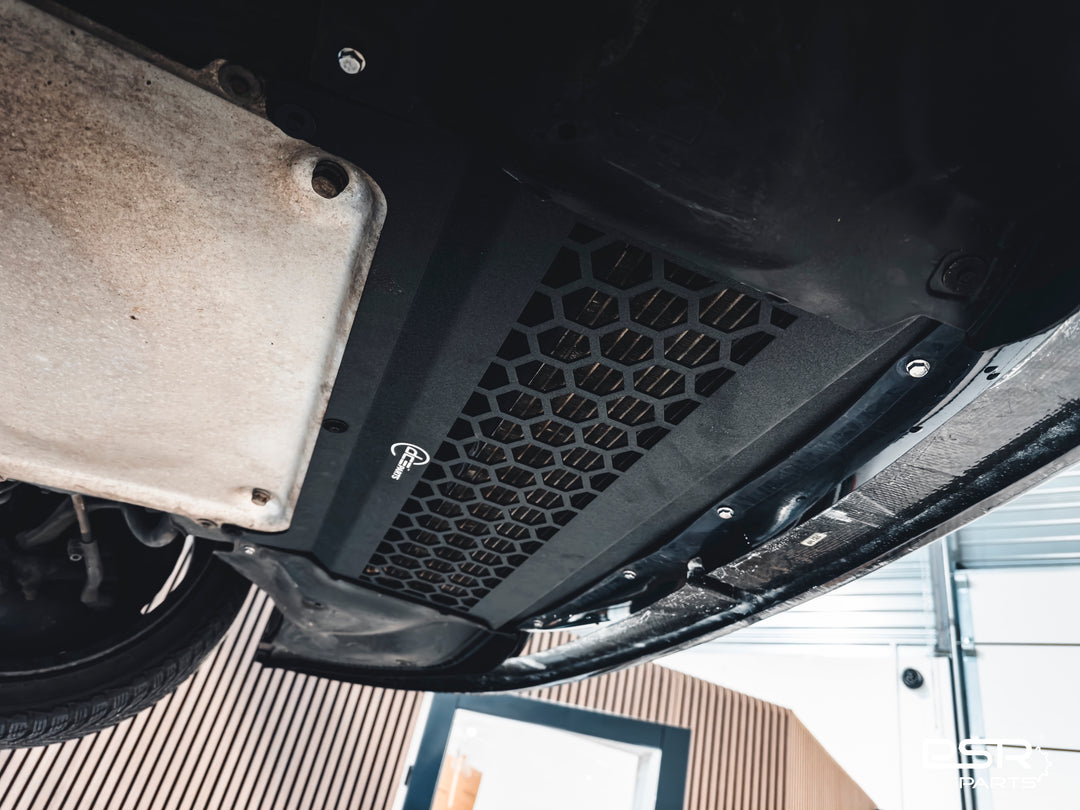 Aluminium Skid Plate BMW F80 M3 F82 F83 M4 Oil Cooler Guard by DCE Parts