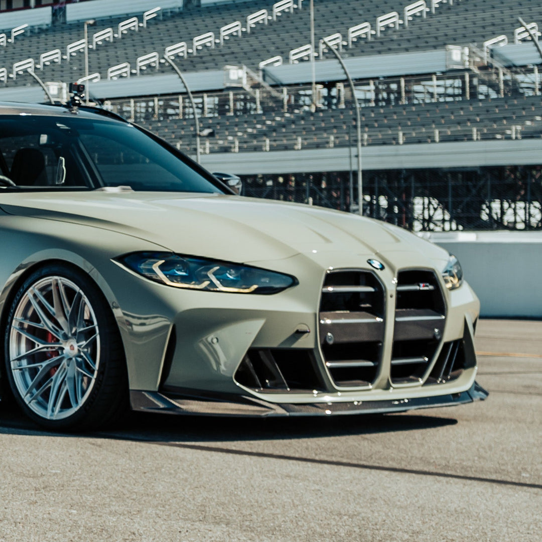 MHC+ BMW M3/M4 SP2 Front Splitter In Pre Preg Carbon Fibre (G80/G81/G82/G83)