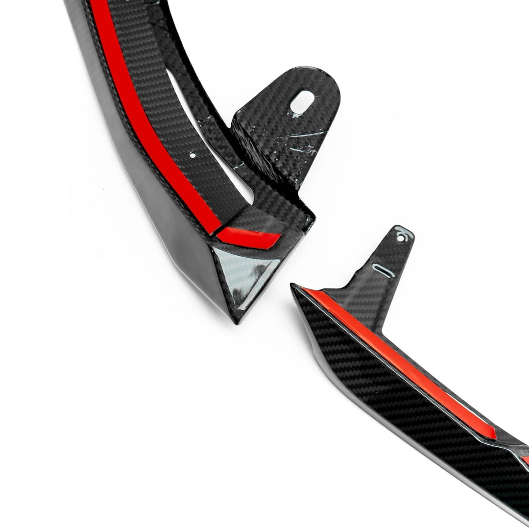MHC+ BMW M240i Performance Style Front Splitter In Pre Preg Carbon Fibre (G42)