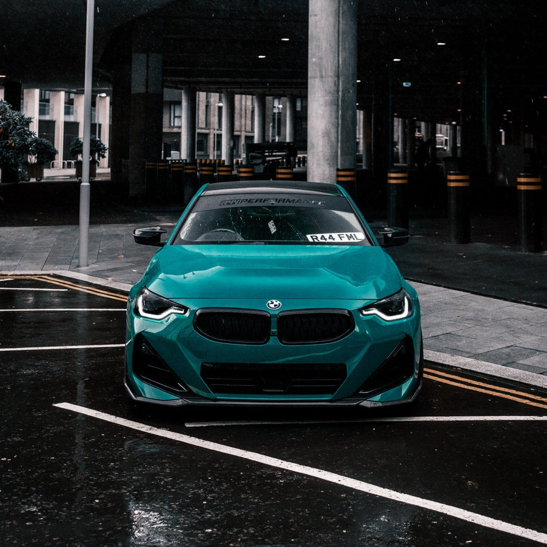 MHC+ BMW M240i Performance Style Front Splitter In Pre Preg Carbon Fibre (G42)