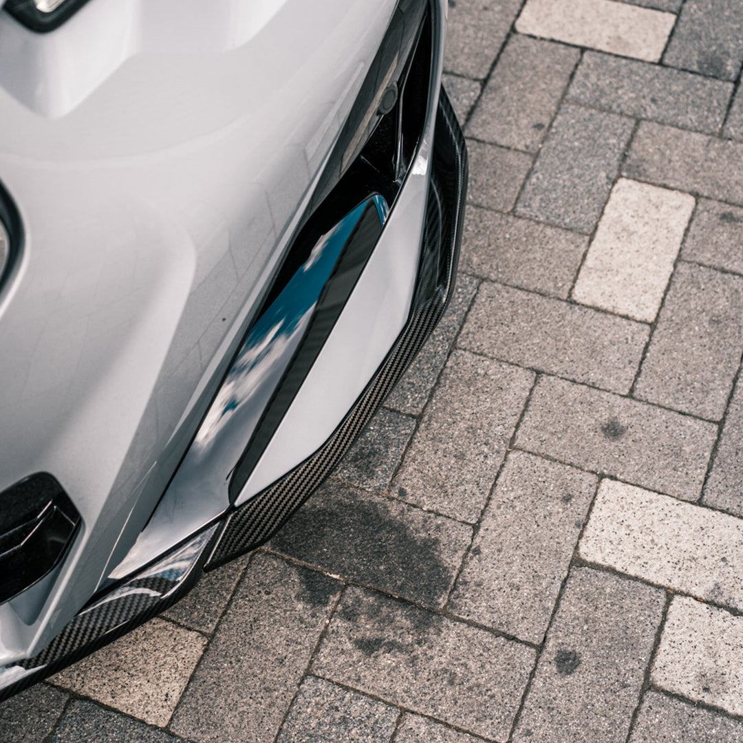 MHC+ BMW M240i Performance Style Front Splitter In Pre Preg Carbon Fibre (G42)