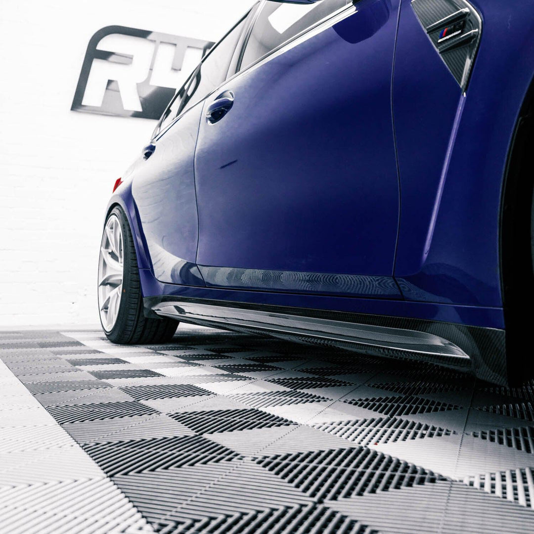MHC+ BMW M3 OEM Style Side Skirts In Pre Preg Carbon Fibre (G80)