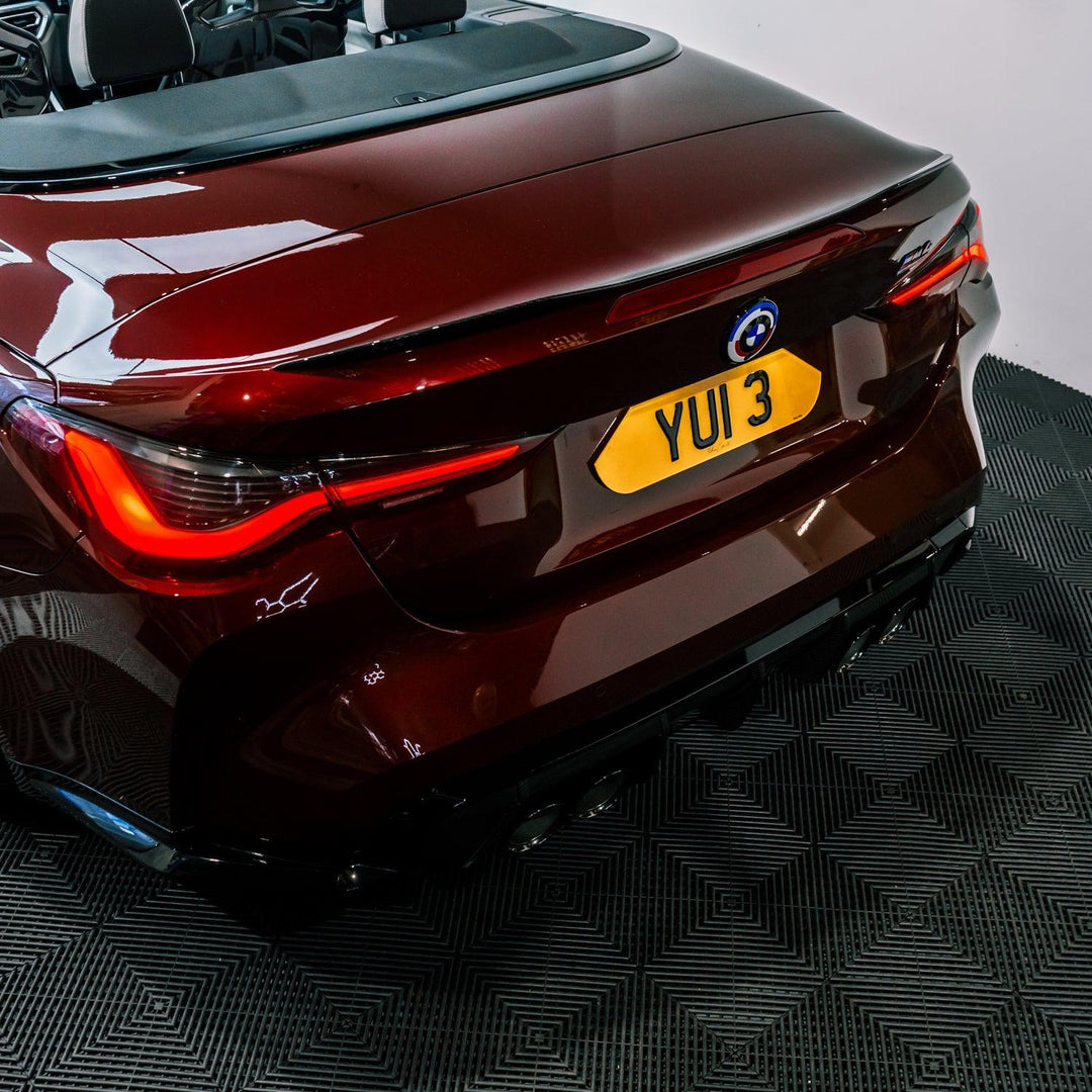 MHC+ BMW M4/4 Series V Style Rear Spoiler In Pre Preg Carbon Fibre (G83/G23)