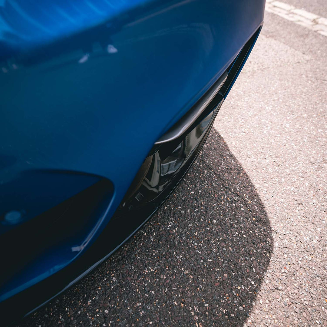 MHC Black BMW 2 Series Performance Style Front Splitter In Gloss Black (F22/F23)