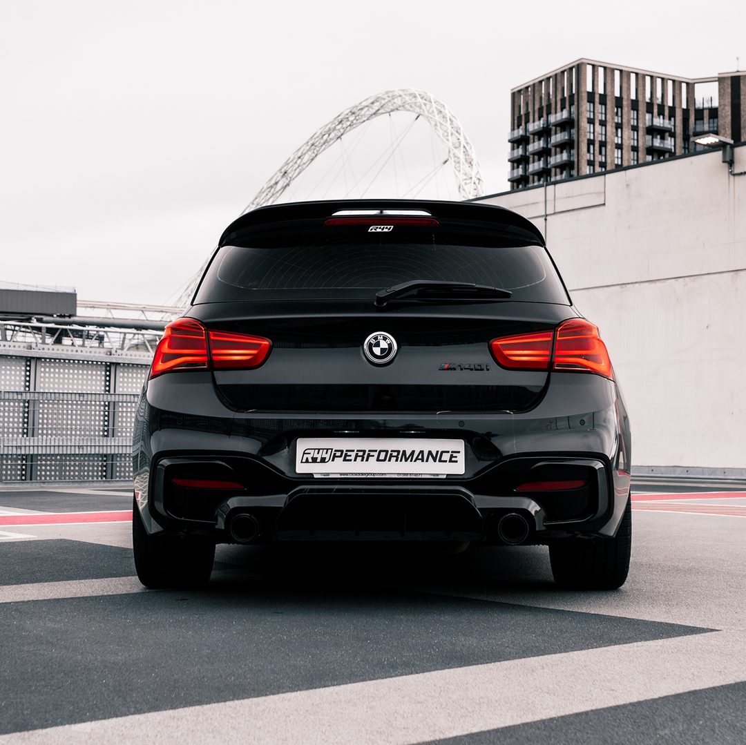 MHC Black BMW 1 Series Performance Style Rear Spoiler In Gloss Black (F20/F21)