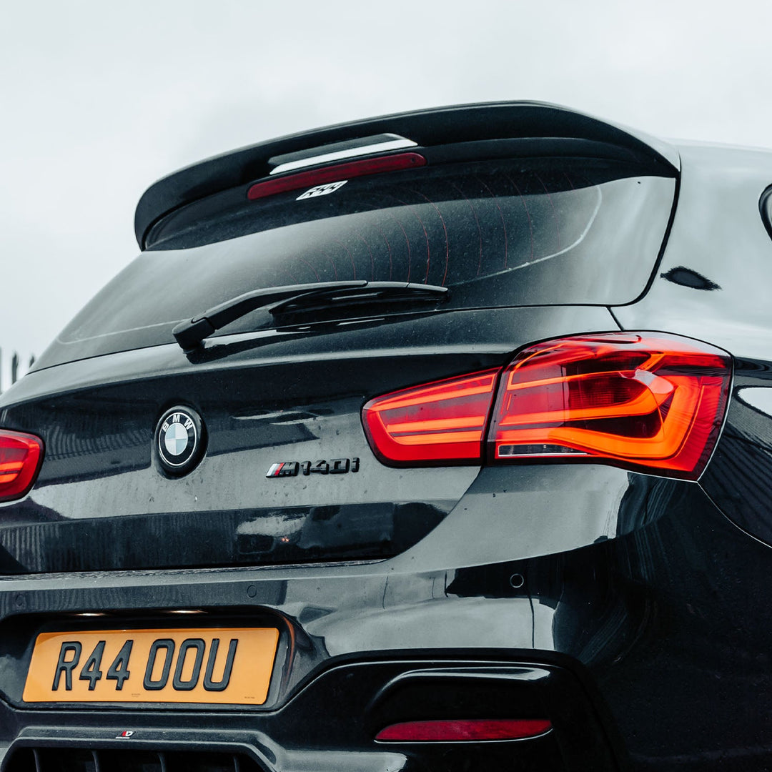 MHC Black BMW 1 Series Performance Style Rear Spoiler In Gloss Black (F20/F21)