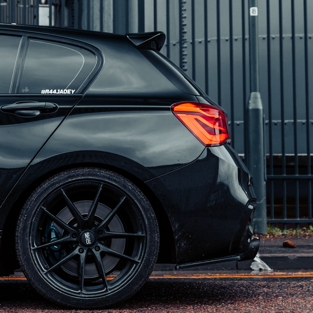 MHC Black BMW 1 Series Performance Style Rear Spoiler In Gloss Black (F20/F21)
