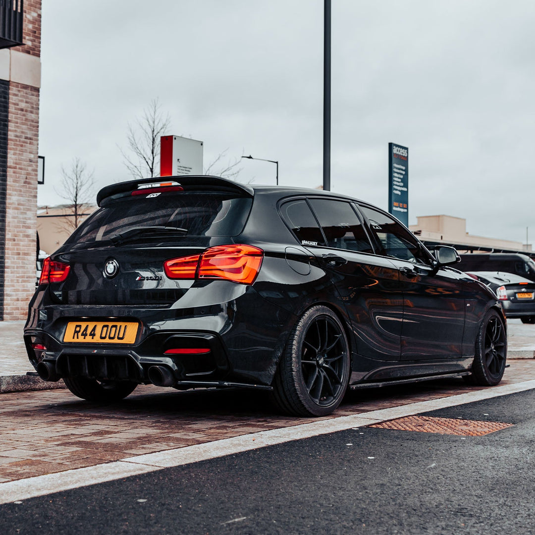 MHC Black BMW 1 Series Performance Style Rear Spoiler In Gloss Black (F20/F21)