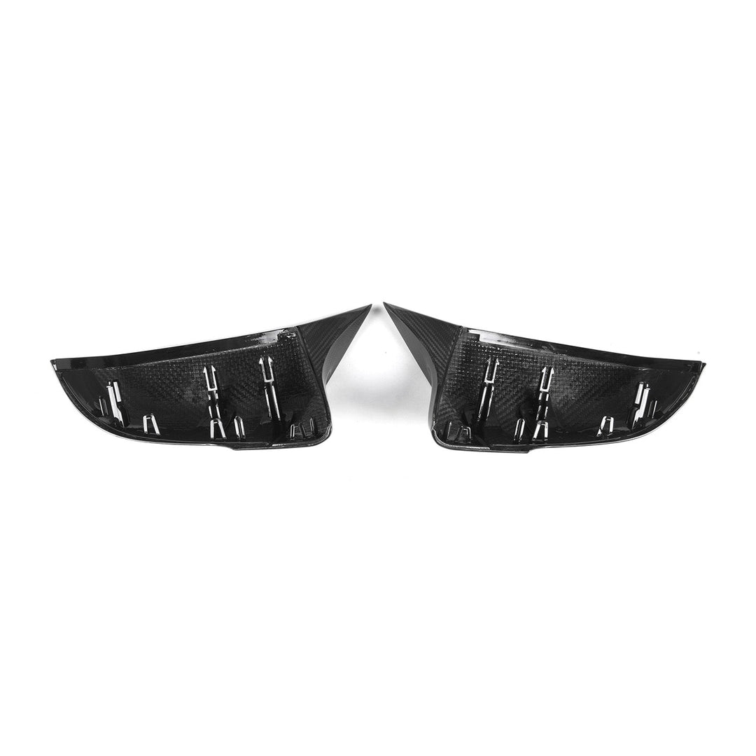 MHC+ BMW M Style Wing Mirror Covers In Pre Preg Carbon Fibre (F40/F44/G29/A90 Supra)