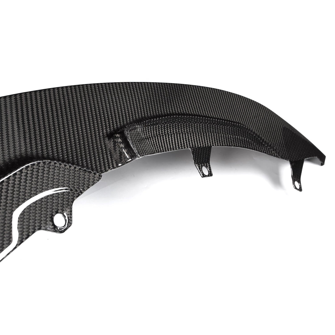 MHC+ BMW M3/M4 GT Style Front Splitter In Gloss Pre Preg Carbon Fibre (F80/F82/F83)