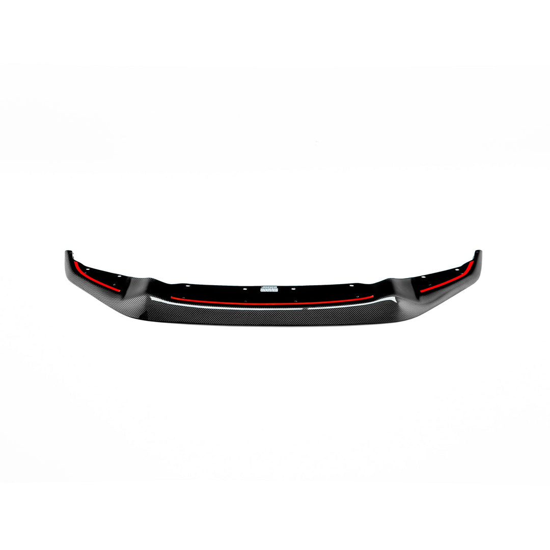 MHC+ BMW M2 N55 GT Style Front Splitter In Gloss Pre Preg Carbon Fibre (F87)