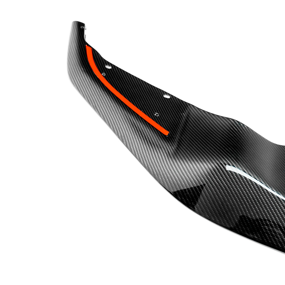 MHC+ BMW M2 N55 GT Style Front Splitter In Gloss Pre Preg Carbon Fibre (F87)