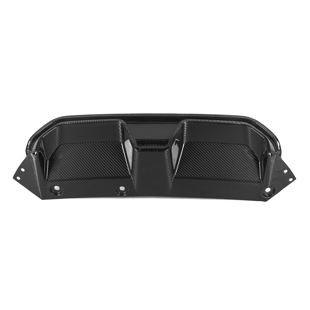 MHC+ BMW M5 LCI CS Style Rear Diffuser In Pre Preg Gloss Carbon Fibre (F90)