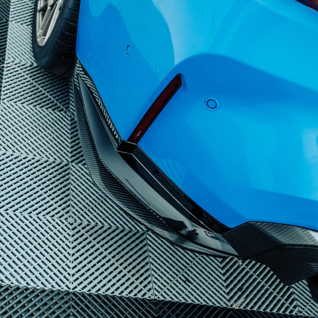 MHC+ BMW M3 SS1 Rear Side Splitters In Gloss Pre Preg Carbon Fibre (G80/G81)