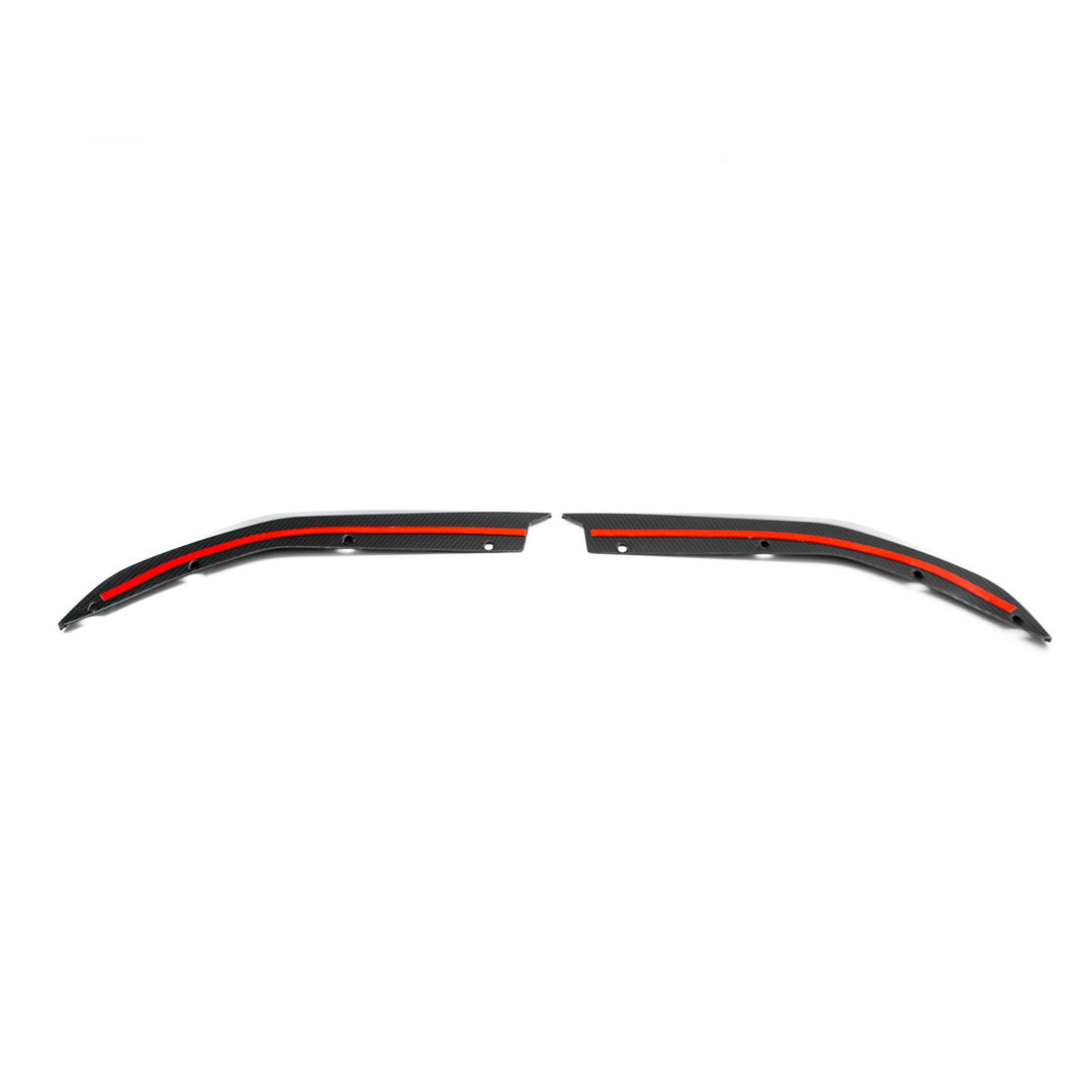 MHC+ BMW M3 SS1 Rear Side Splitters In Gloss Pre Preg Carbon Fibre (G80/G81)