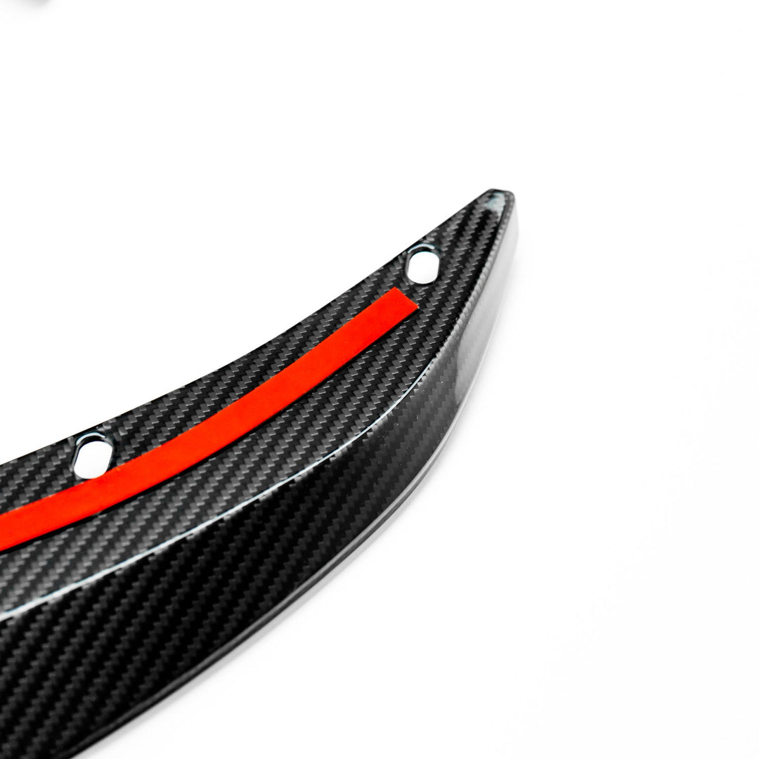 MHC+ BMW M3 SS1 Rear Side Splitters In Gloss Pre Preg Carbon Fibre (G80/G81)