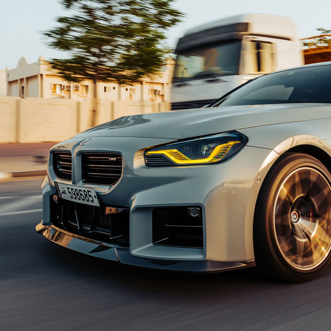 MHC+ BMW M2 2023 G87 Edition 1 Front Splitter In Pre Preg Gloss Carbon Fibre (G87)