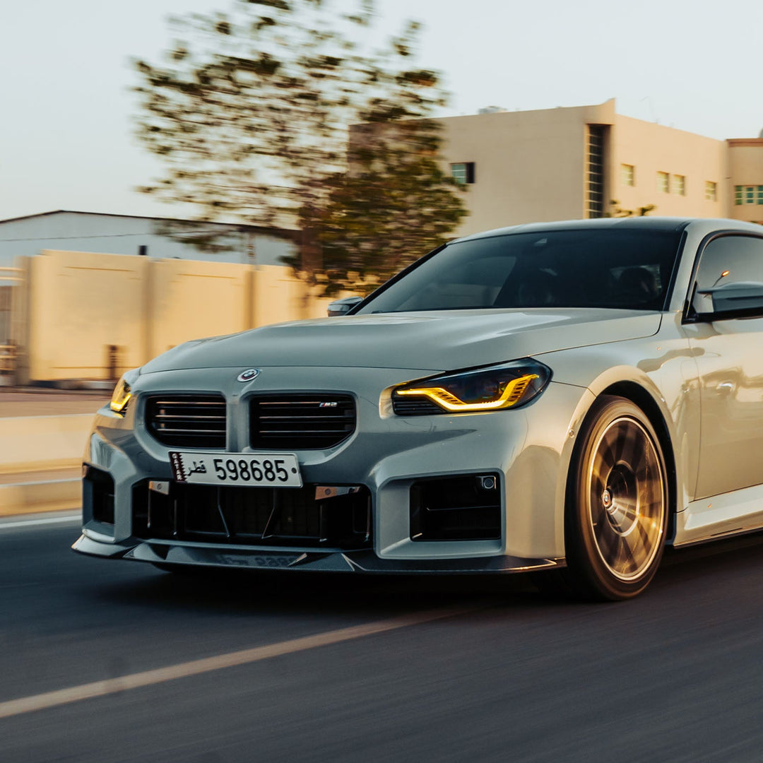 MHC+ BMW M2 2023 G87 Edition 1 Front Splitter In Pre Preg Gloss Carbon Fibre (G87)