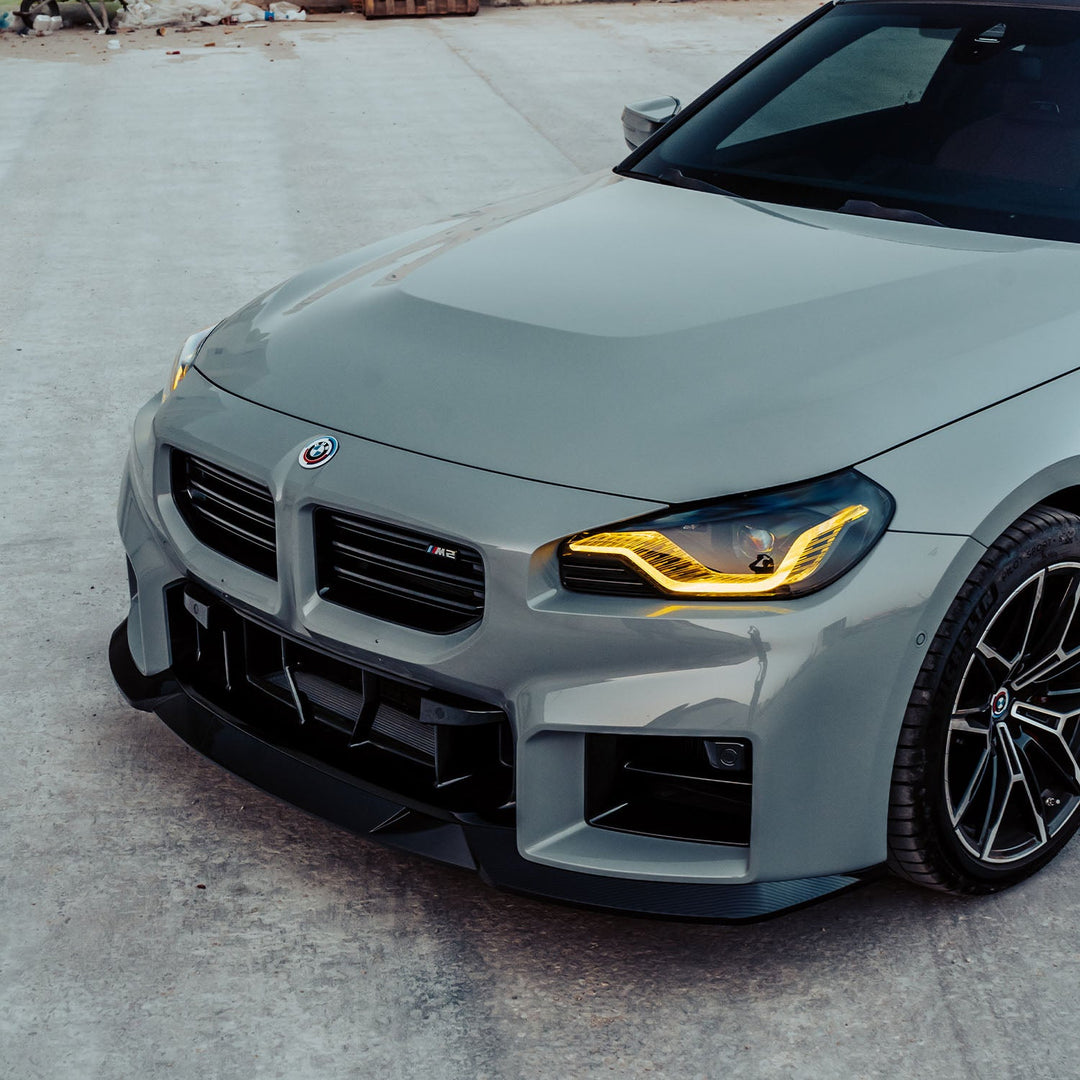 MHC+ BMW M2 2023 G87 Edition 1 Front Splitter In Pre Preg Gloss Carbon Fibre (G87)