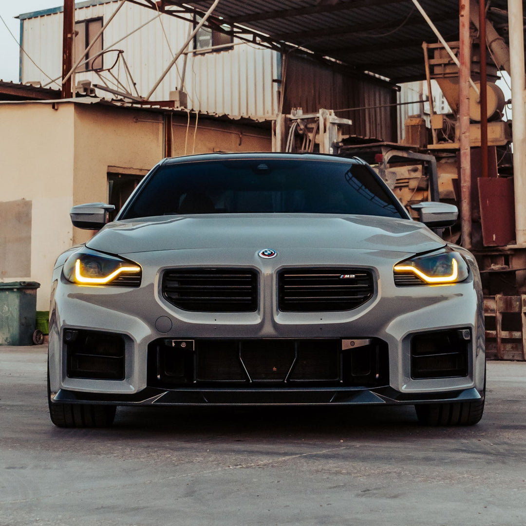 MHC+ BMW M2 2023 G87 Edition 1 Front Splitter In Pre Preg Gloss Carbon Fibre (G87)