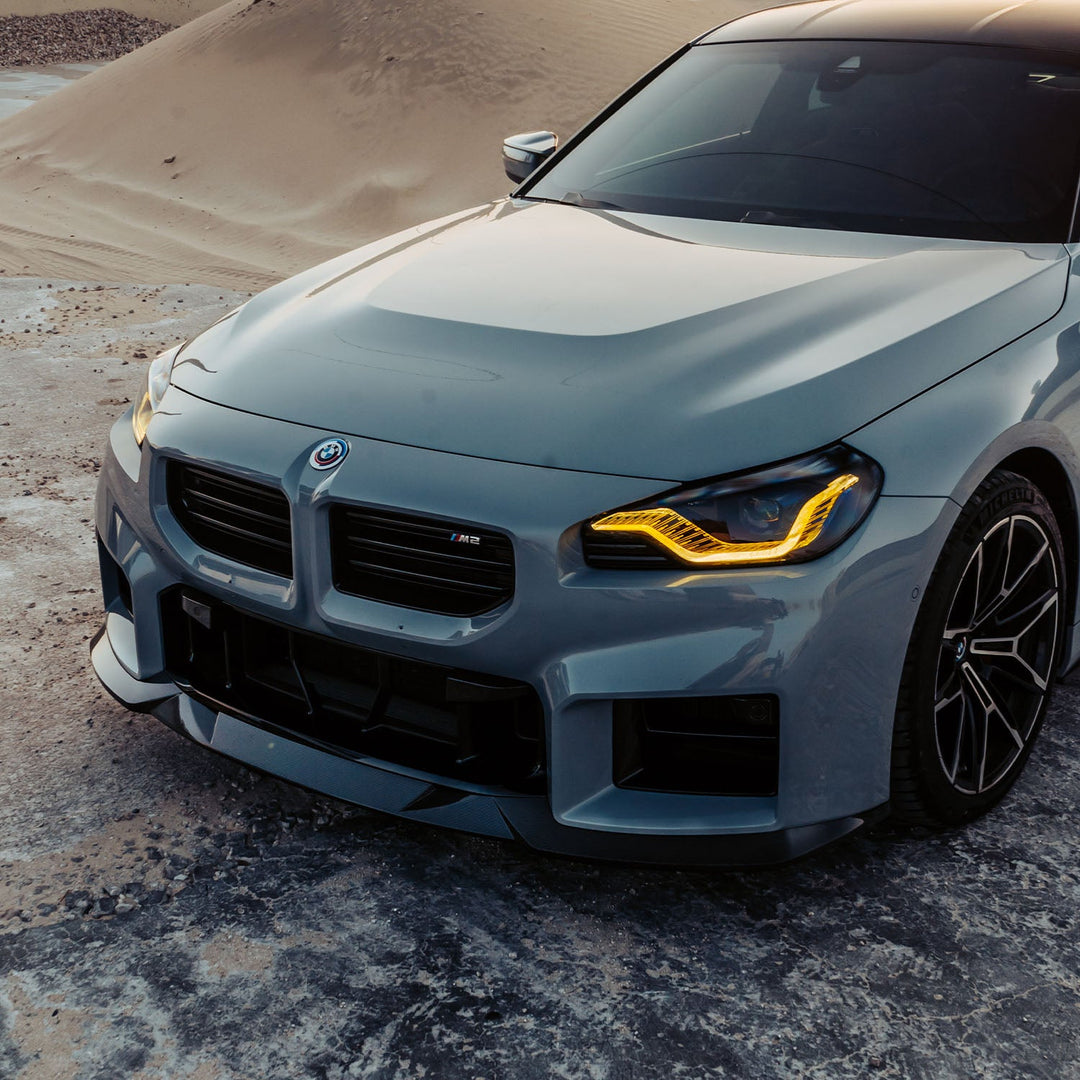 MHC+ BMW M2 2023 G87 Edition 1 Front Splitter In Pre Preg Gloss Carbon Fibre (G87)