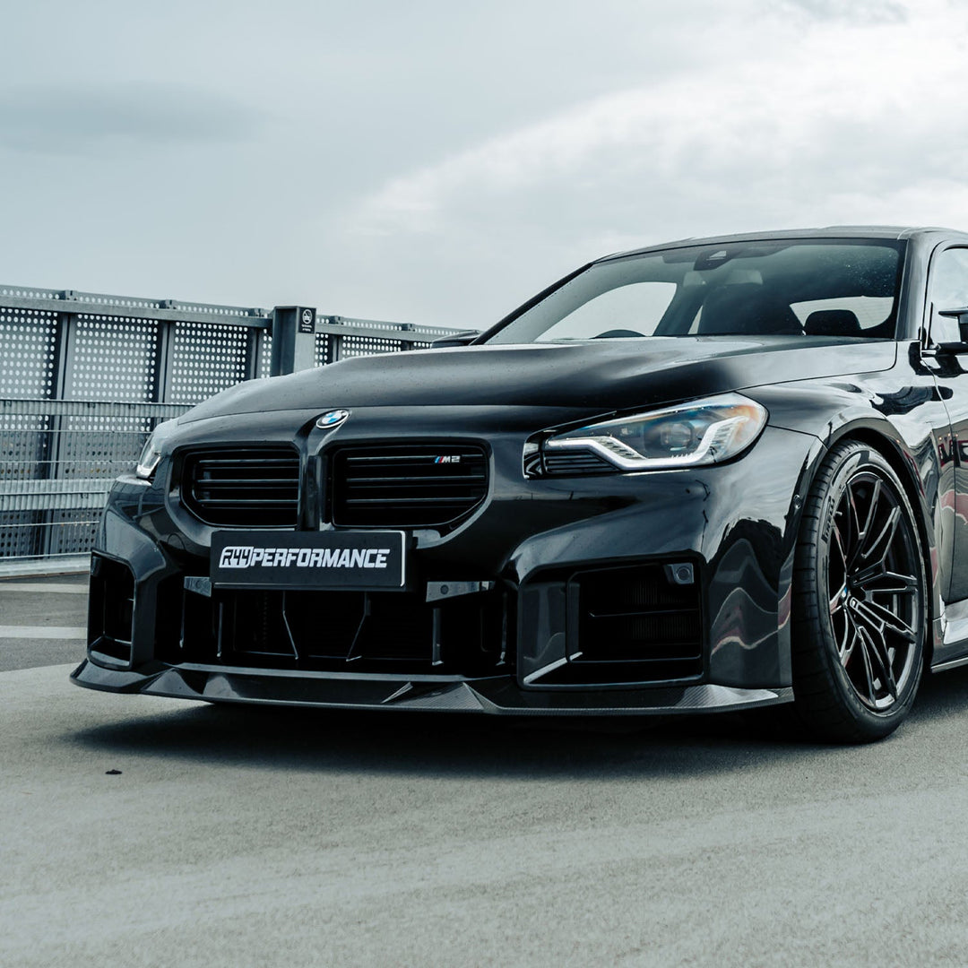 MHC+ BMW M2 2023 G87 Edition 1 Front Splitter In Pre Preg Gloss Carbon Fibre (G87)