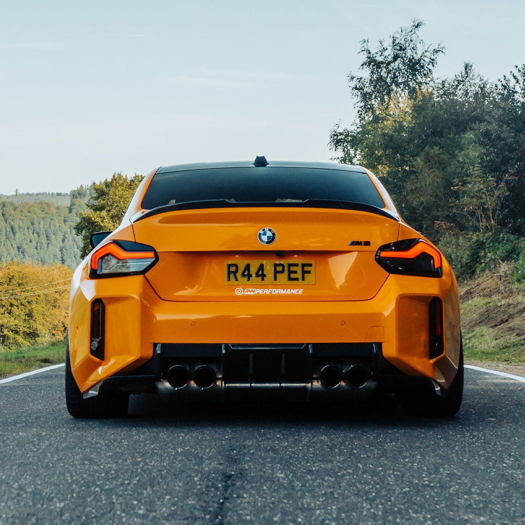MHC+ BMW M2 2023 G87 Edition 1 Rear Diffuser 3pcs In Pre Preg Gloss Carbon Fibre (G87)