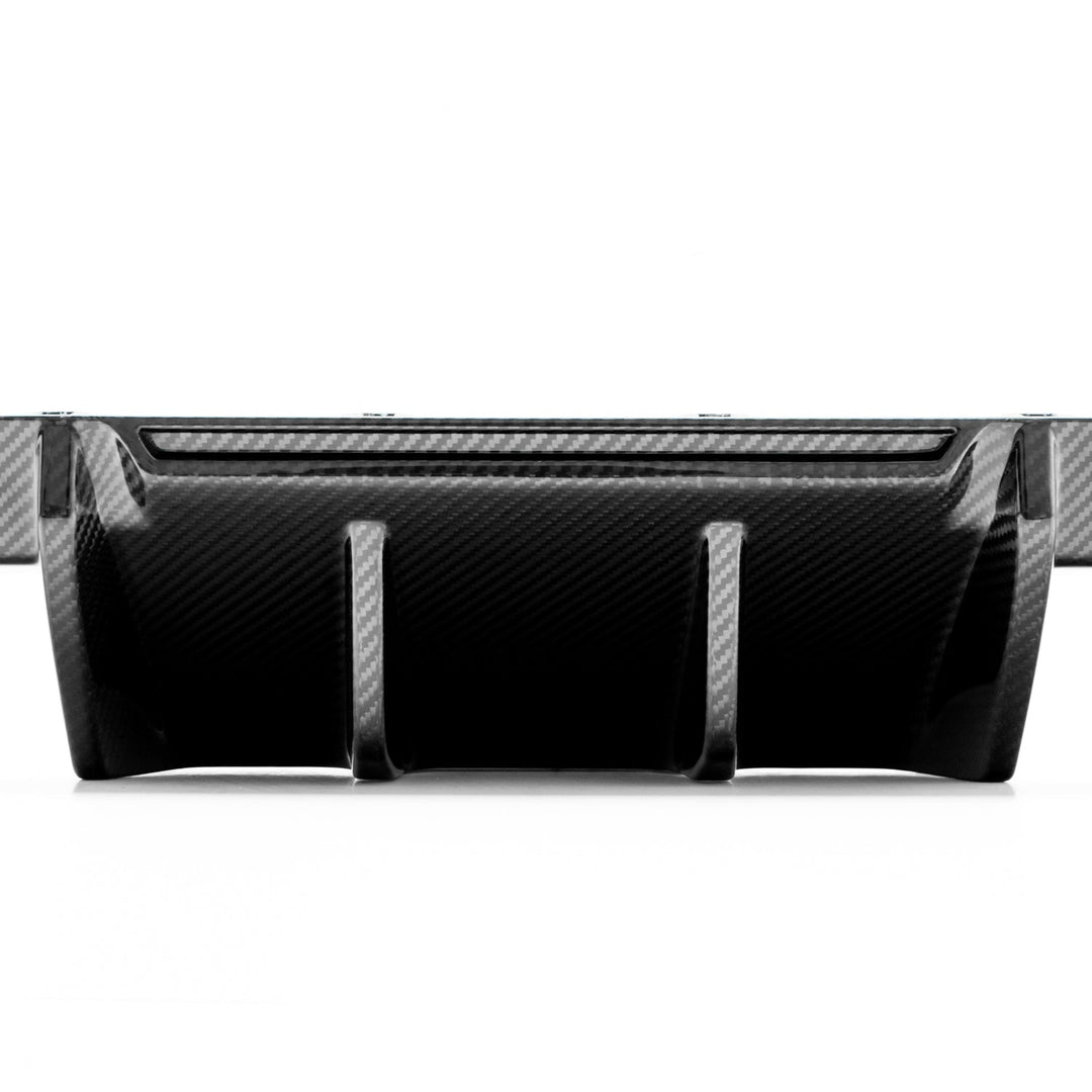 MHC+ BMW M2 2023 G87 Edition 1 Rear Diffuser 3pcs In Pre Preg Gloss Carbon Fibre (G87)