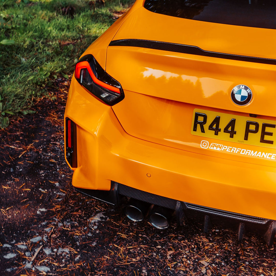 MHC+ BMW M2 2023 G87 Edition 1 Rear Diffuser 3pcs In Pre Preg Gloss Carbon Fibre (G87)
