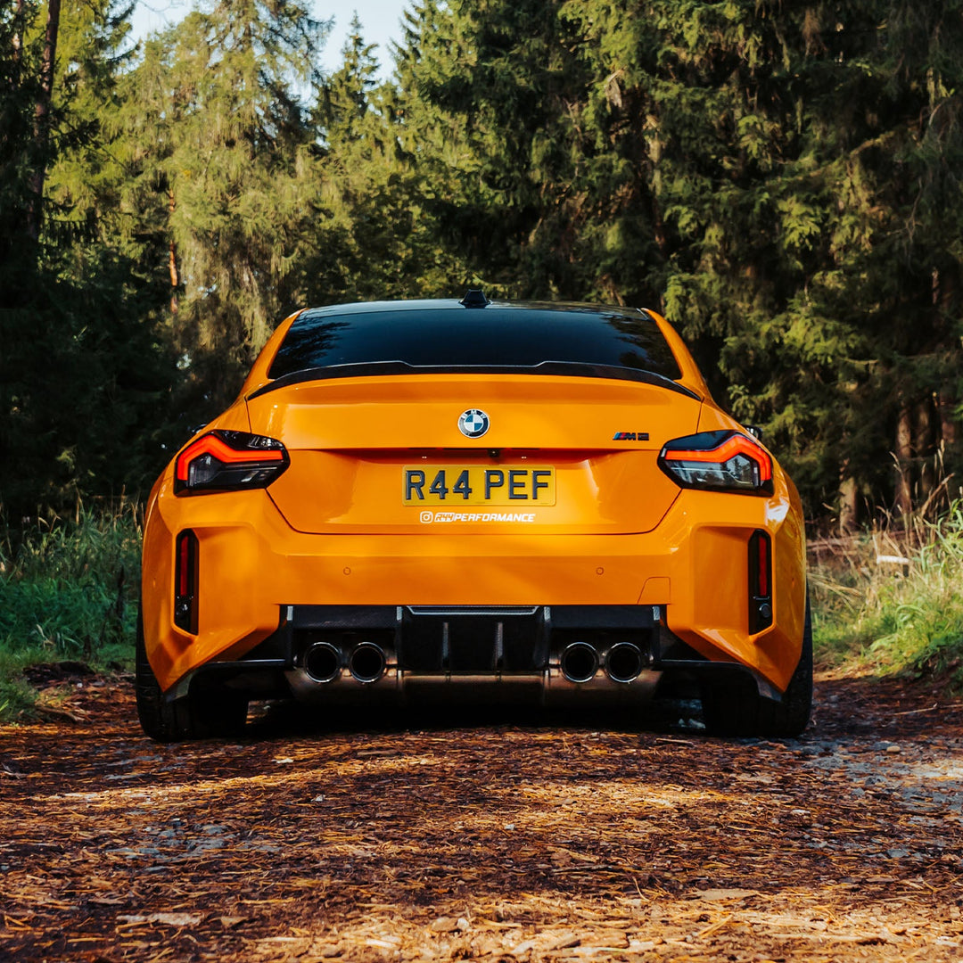 MHC+ BMW M2 2023 G87 Edition 1 Rear Diffuser 3pcs In Pre Preg Gloss Carbon Fibre (G87)