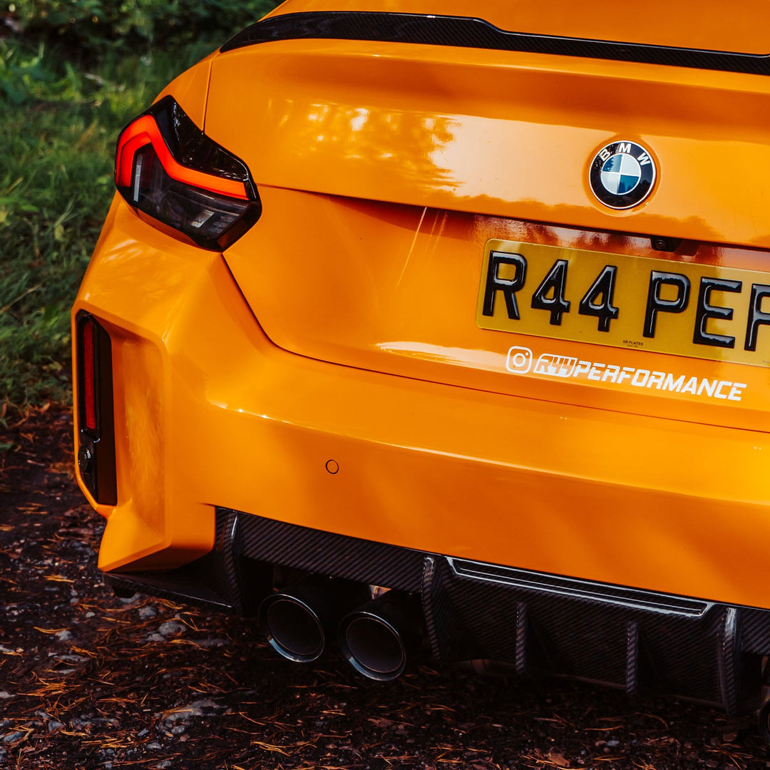 MHC+ BMW M2 2023 G87 Edition 1 Rear Diffuser 3pcs In Pre Preg Gloss Carbon Fibre (G87)