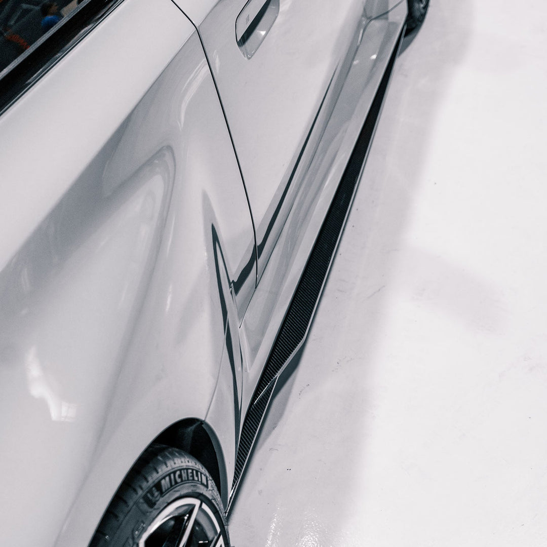 MHC+ BMW M2 2023 G87 Edition 1 Side Skirts In Pre Preg Gloss Carbon Fibre (G87)