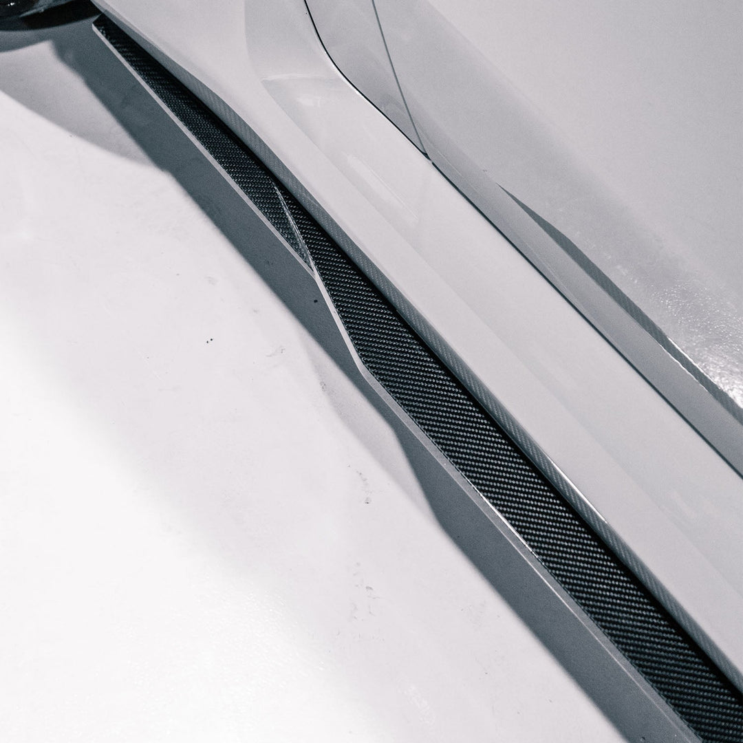 MHC+ BMW M2 2023 G87 Edition 1 Side Skirts In Pre Preg Gloss Carbon Fibre (G87)