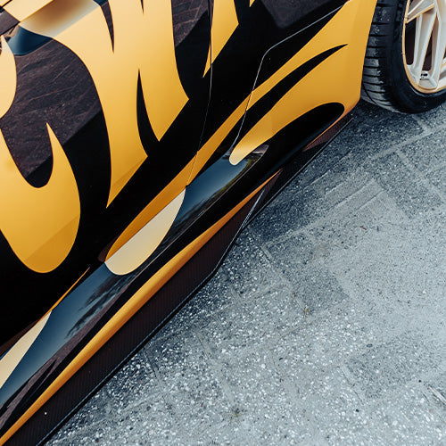 MHC+ BMW M2 2023 G87 Edition 1 Side Skirts In Pre Preg Gloss Carbon Fibre (G87)