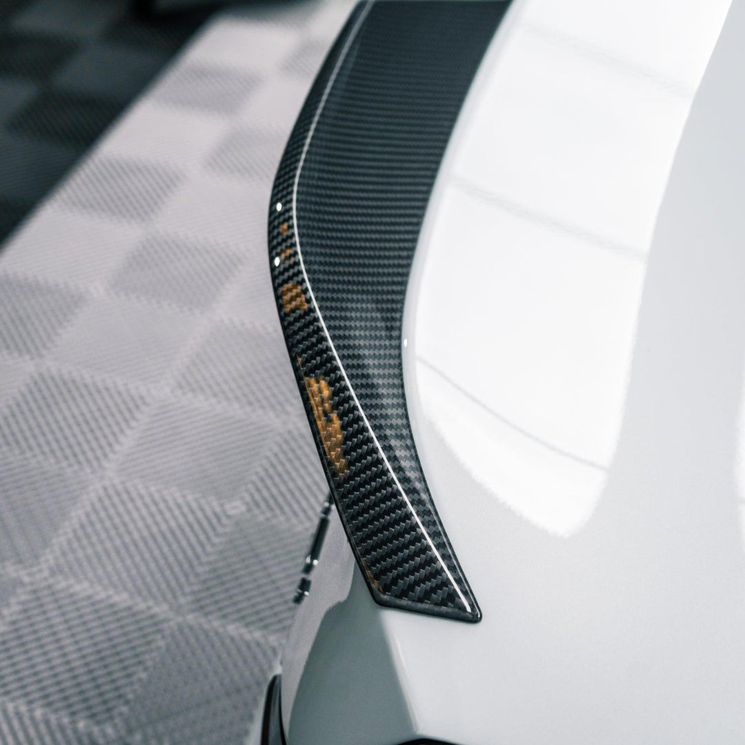 MHC+ BMW M2/M240i Performance Style Rear Spoiler In Pre Preg Carbon Fibre (G87/G42)