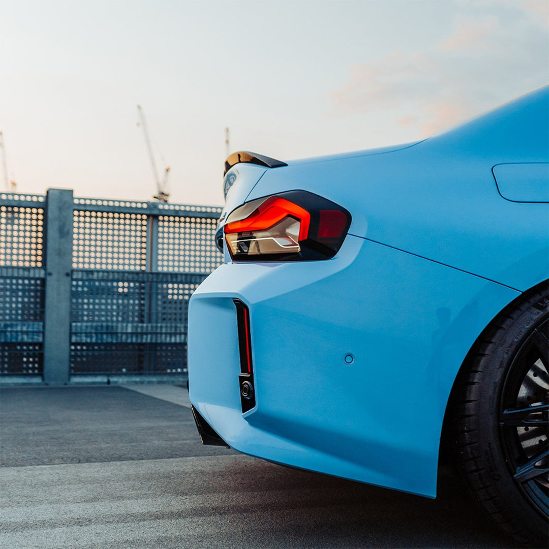 MHC+ BMW M2/M240i V Style Rear Spoiler In Pre Preg Carbon Fibre (G87/G42)