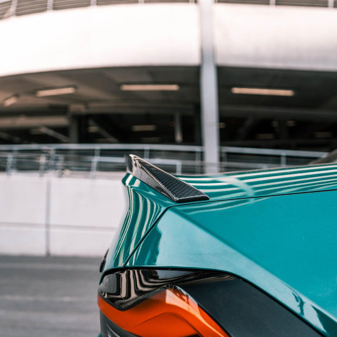 MHC+ BMW M2/M240i V Style Rear Spoiler In Pre Preg Carbon Fibre (G87/G42)