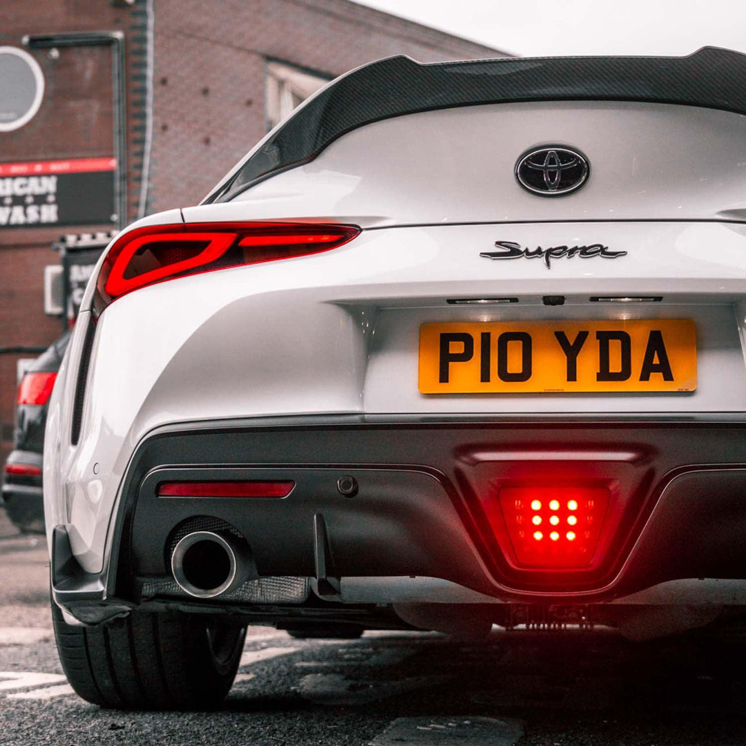 MHC+ Toyota Supra V Style Spoiler In Pre Preg Carbon Fibre (A90)