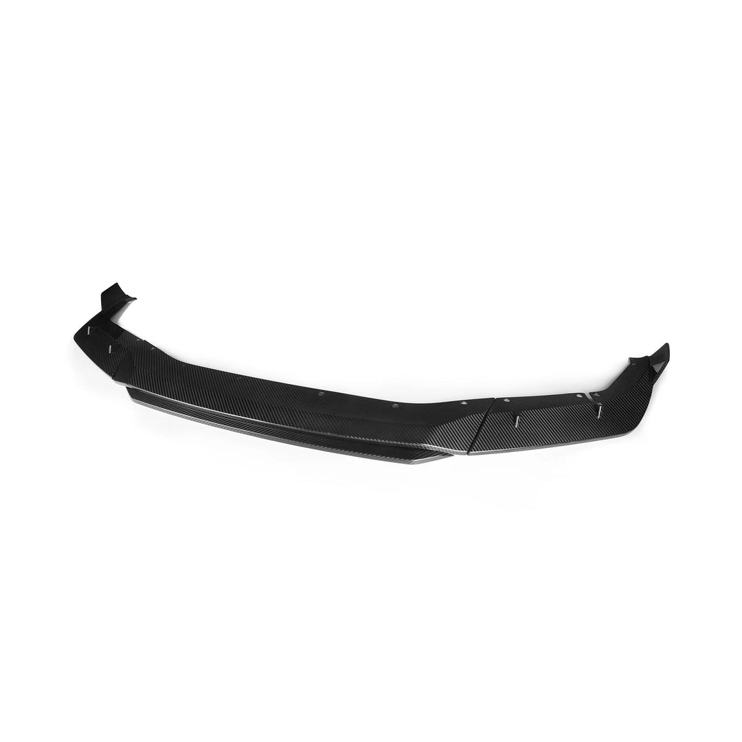 MHC+ BMW M5 Pre LCI Low Line Front Splitter In Pre Preg Gloss Carbon Fibre (F90)
