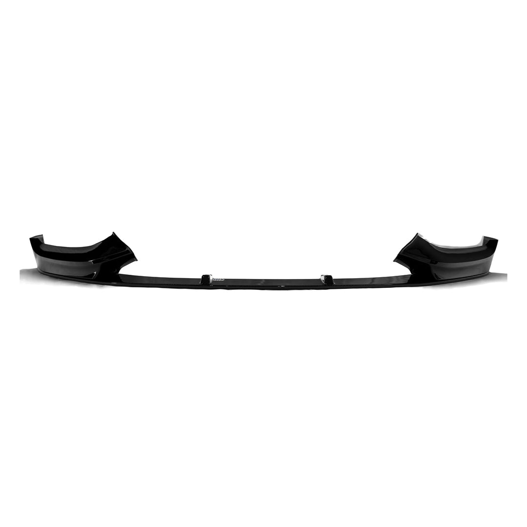 MHC Black BMW 1 Series Performance Style Front Splitter In Gloss Black (F20/F21)